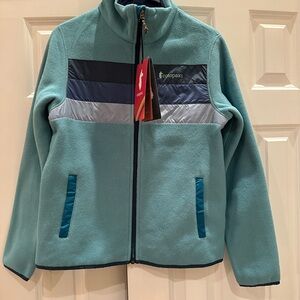 Cotopaxi Women's Fleece Jacket - Teal and Navy NWT